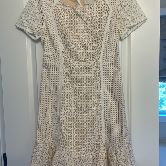 Anthropologie HD eyelet fitted dress 👗 - Picture 6 of 6